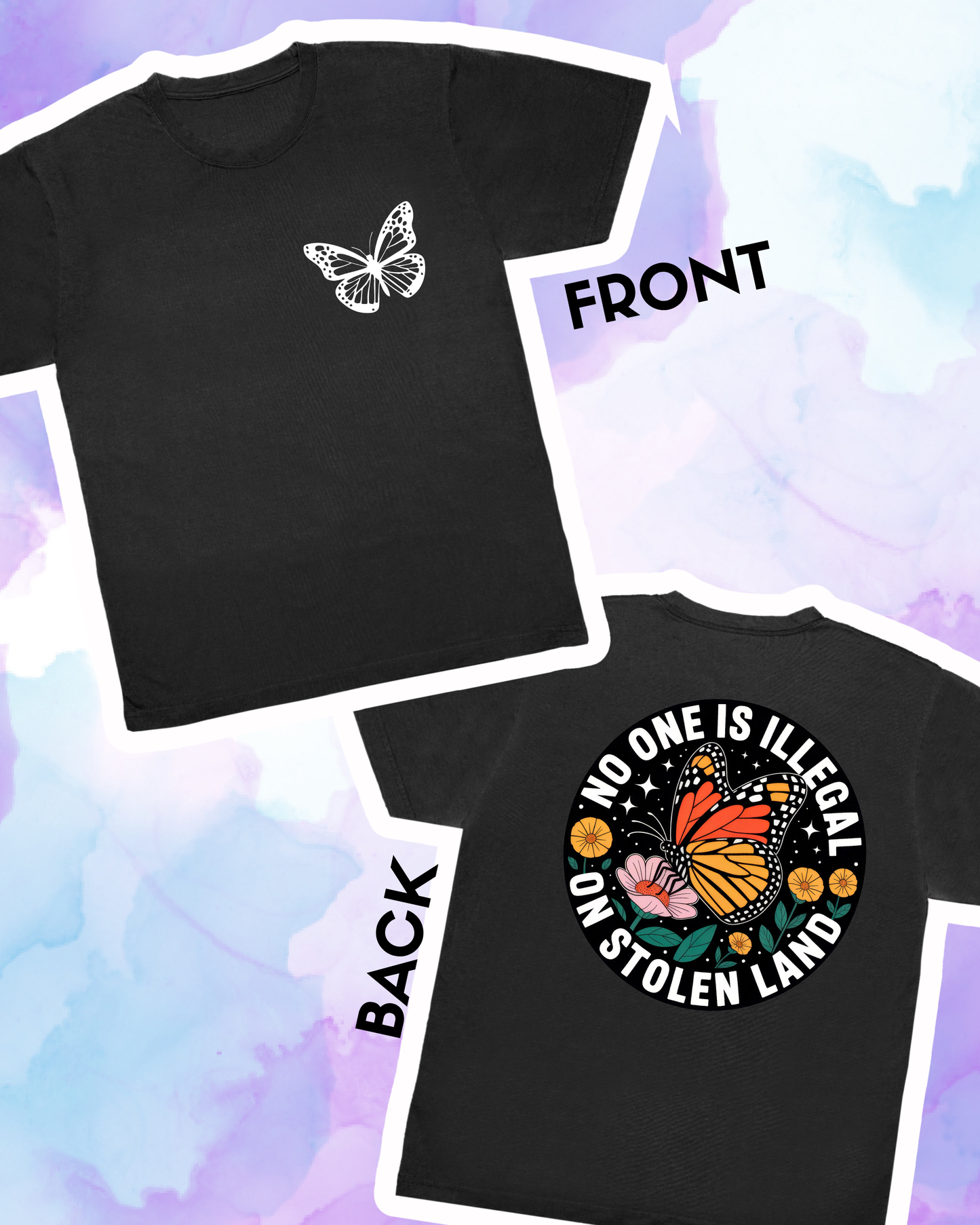 NO ONE IS ILLEGAL ON STOLEN LAND #1 - Adult Unisex