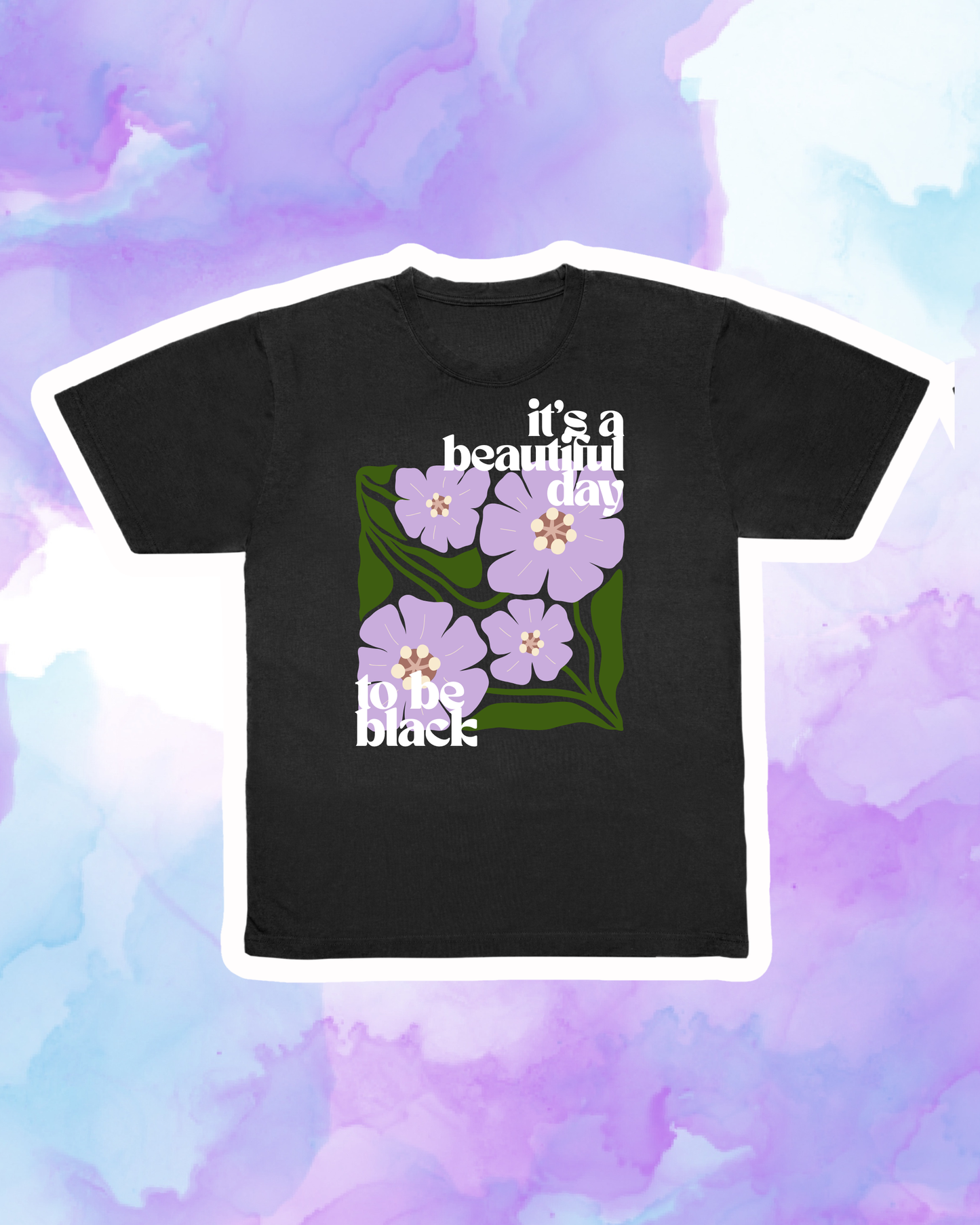 IT'S A BEAUTIFUL DAY TO BE BLACK/BROWN - Adult Unisex